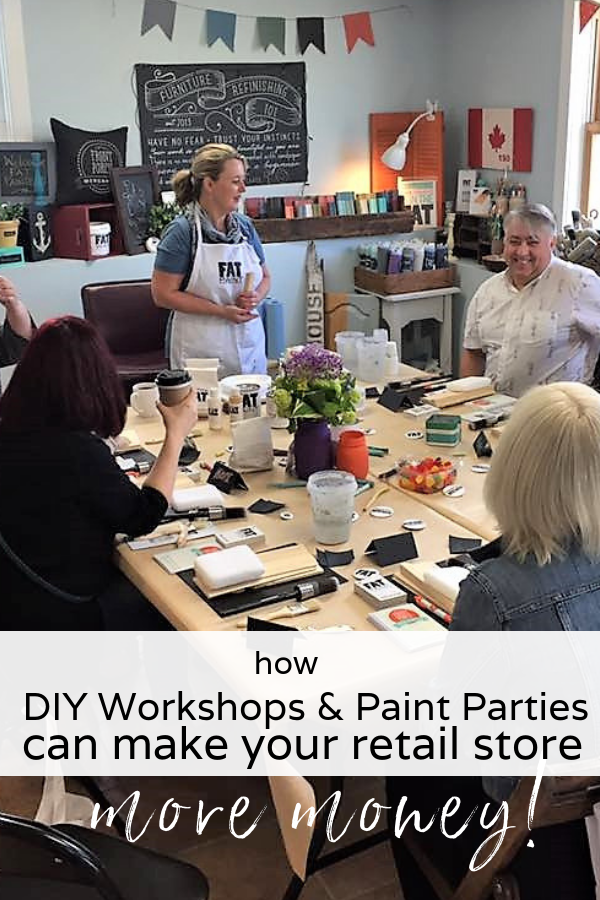 6 reasons why hosting paint and DIY Workshops can help your business by Wendy Batten