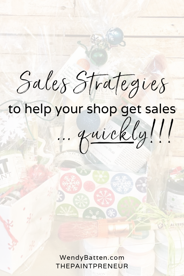 Three Strategies to help your shop get sales this week! by Wendy Batten | How to get more sales quickly iin your brick and mortar shop, boutique, studio or store. |Customer Service