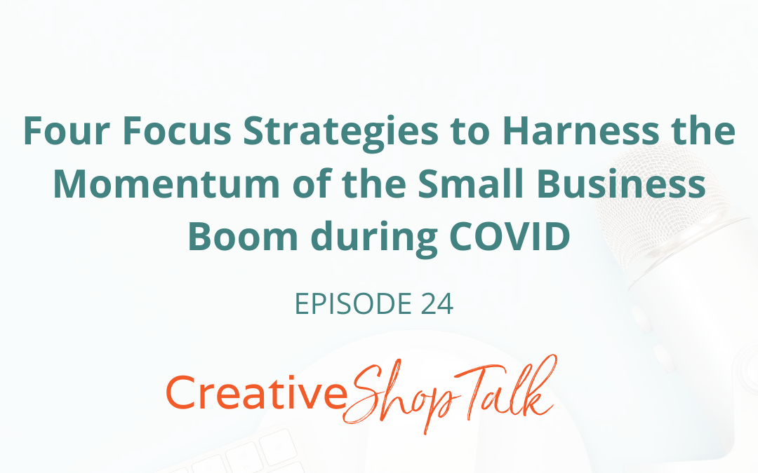 Four Focus Strategies to Harness the Momentum of the Small Business Boom during Covid | Episode 24
