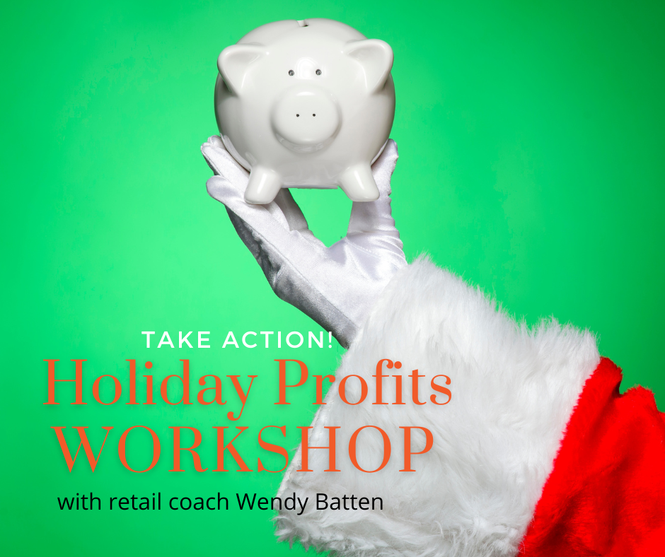 Holiday Profits Workshop for shop owners with Wendy Batten