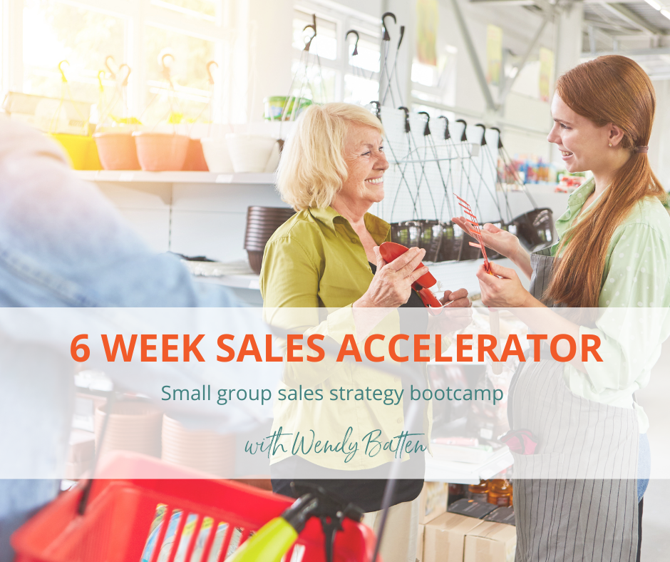 6 week sales accelerator with Wendy Batten