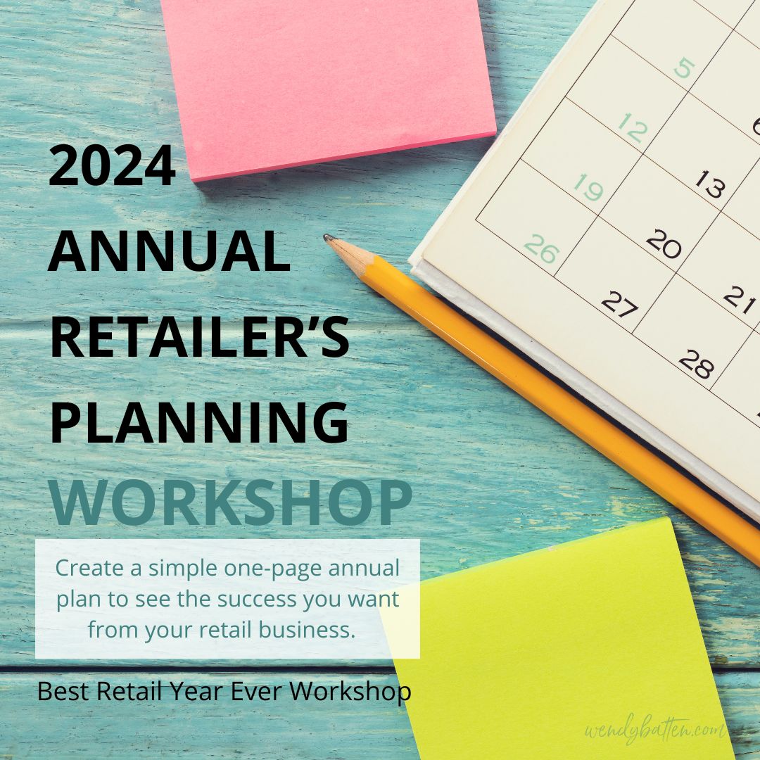 Annual Retail Planning for independent retailers with Wendy Batten retail coach